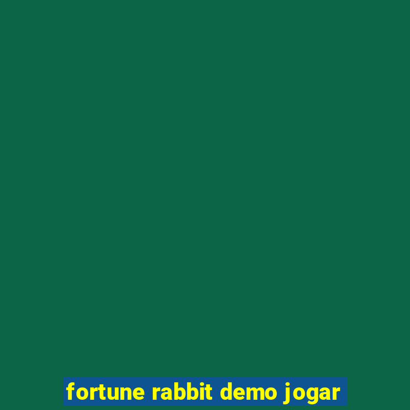 fortune rabbit demo jogar