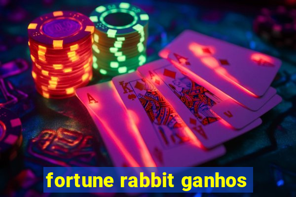 fortune rabbit ganhos