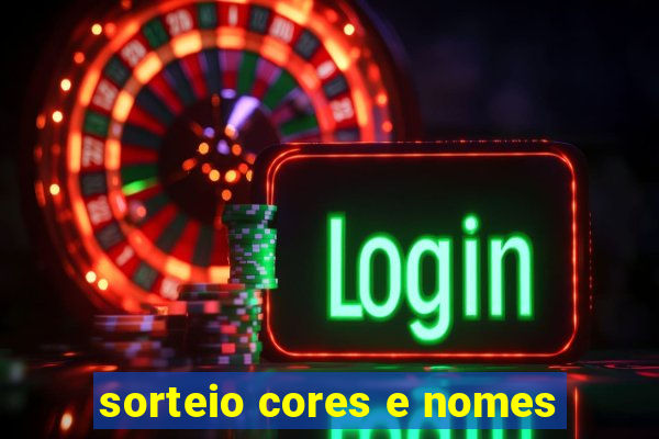 sorteio cores e nomes