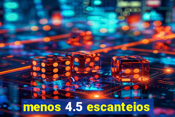 menos 4.5 escanteios