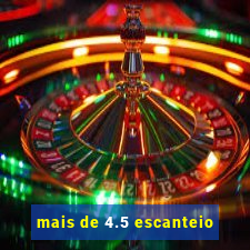 mais de 4.5 escanteio