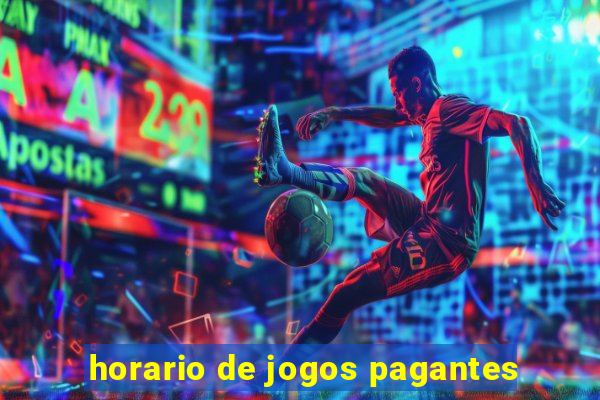 horario de jogos pagantes