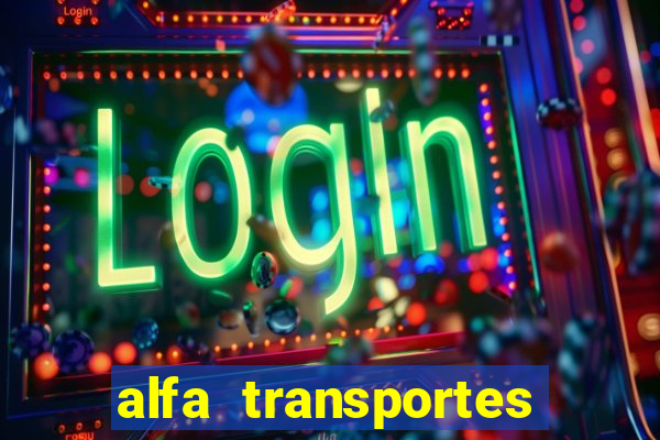 alfa transportes novo hamburgo