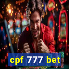 cpf 777 bet