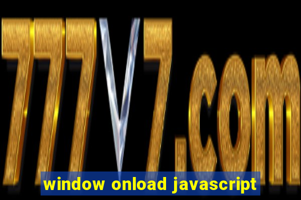 window onload javascript