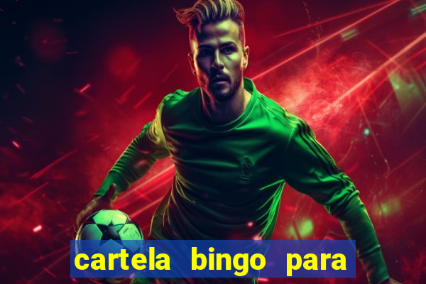 cartela bingo para cha de cozinha imprimir gratis