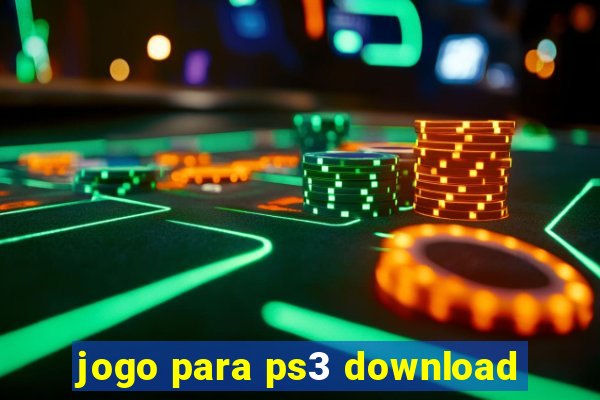 jogo para ps3 download