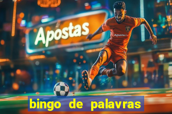 bingo de palavras cha de bebe