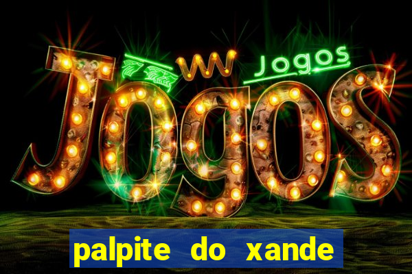 palpite do xande de hoje