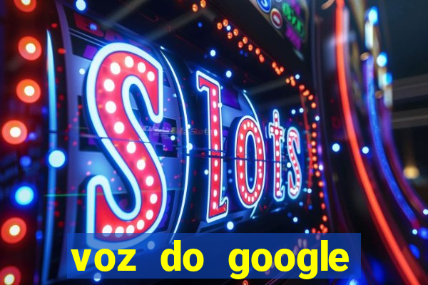 voz do google tradutor homem