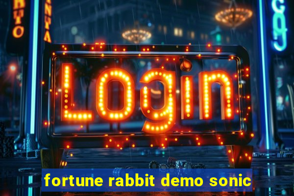 fortune rabbit demo sonic