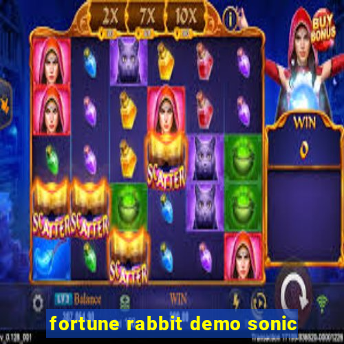 fortune rabbit demo sonic