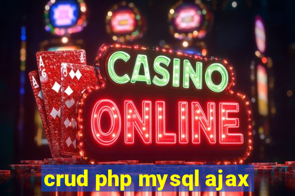 crud php mysql ajax