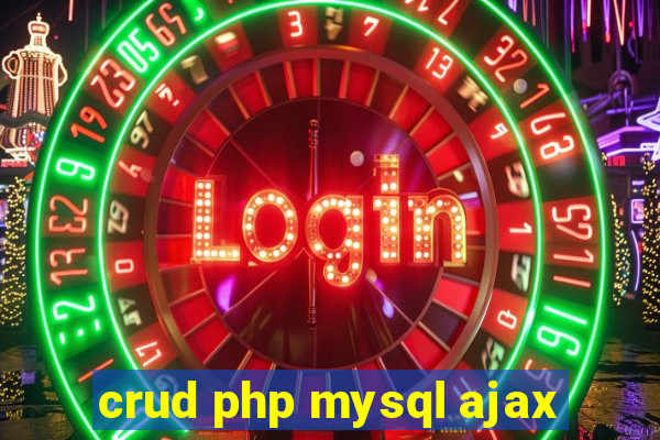 crud php mysql ajax