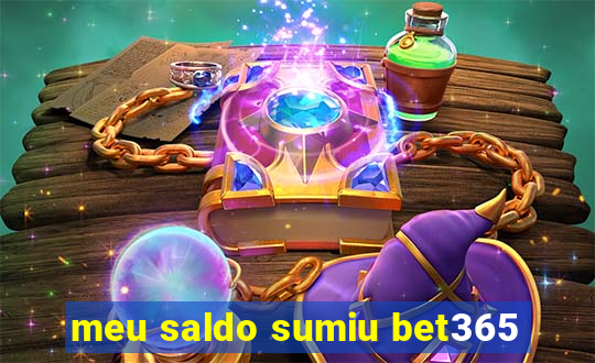 meu saldo sumiu bet365