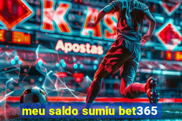 meu saldo sumiu bet365