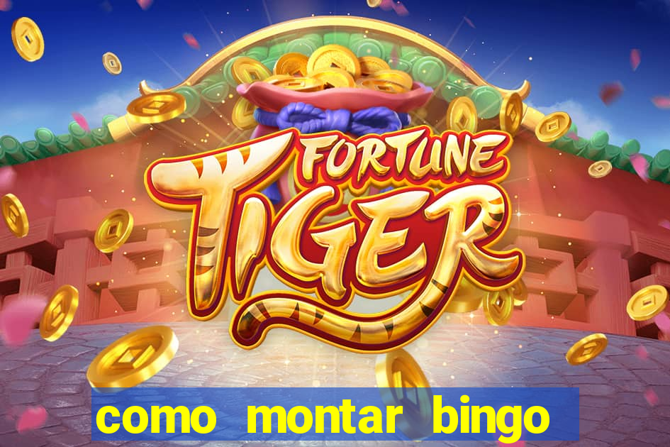 como montar bingo brinquedos toia