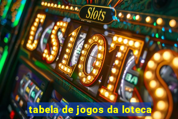 tabela de jogos da loteca