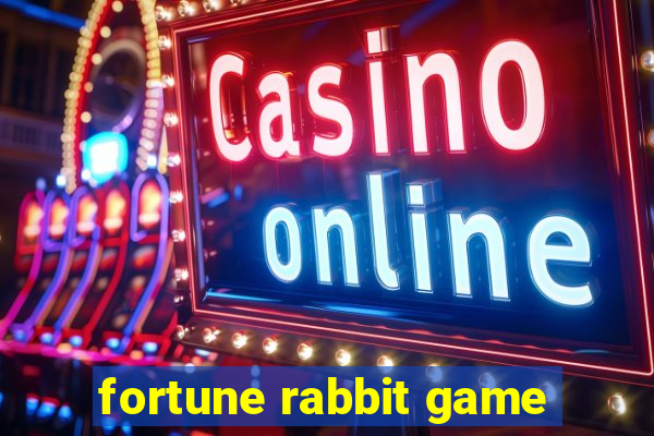 fortune rabbit game