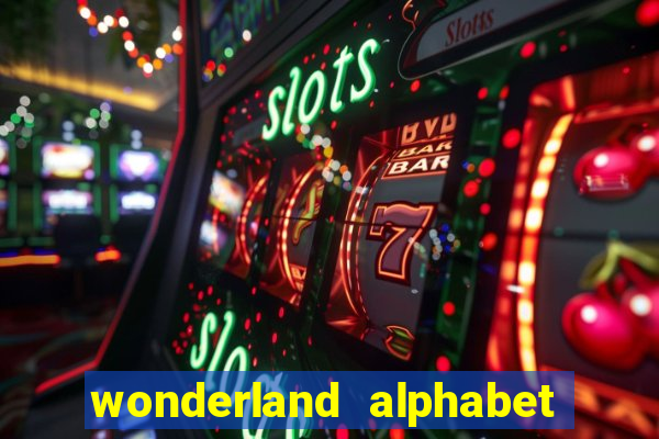 wonderland alphabet comic studio