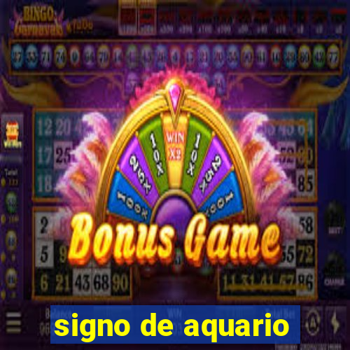 signo de aquario