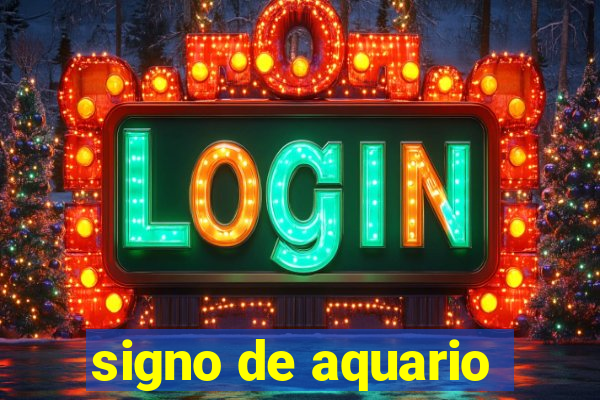 signo de aquario