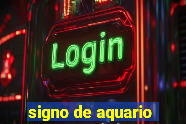 signo de aquario