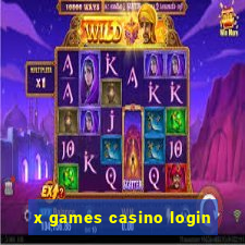 x games casino login