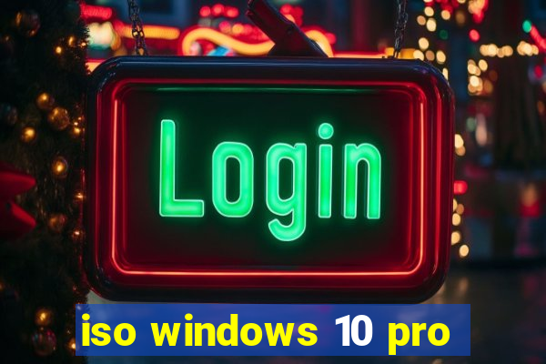 iso windows 10 pro