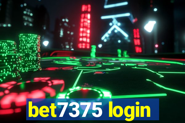 bet7375 login