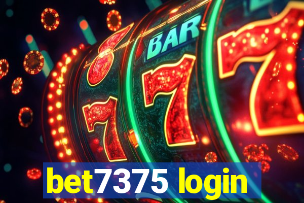 bet7375 login