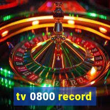 tv 0800 record