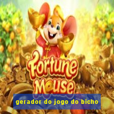 gerador do jogo do bicho