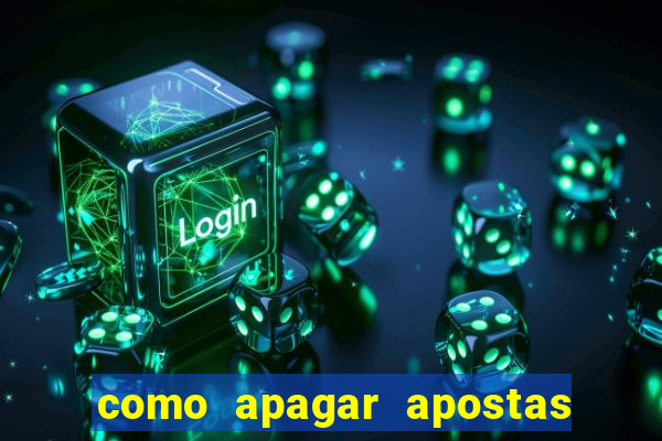 como apagar apostas no app da caixa