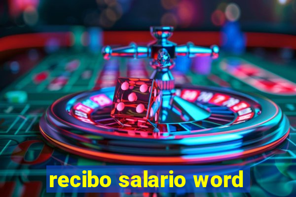 recibo salario word