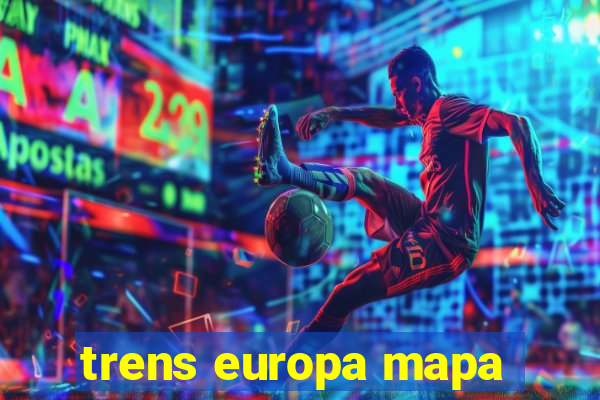 trens europa mapa