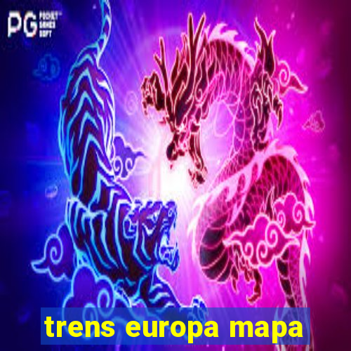 trens europa mapa