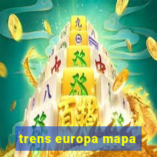 trens europa mapa