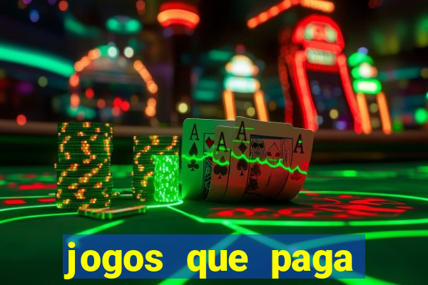 jogos que paga dinheiro de verdade no pix