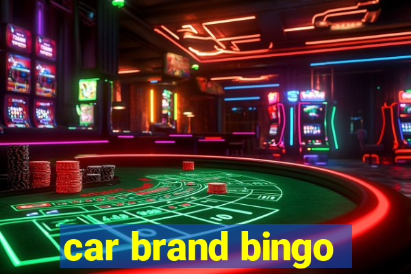 car brand bingo