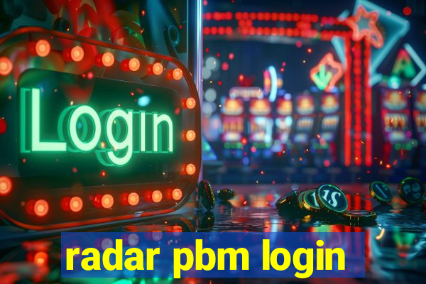 radar pbm login