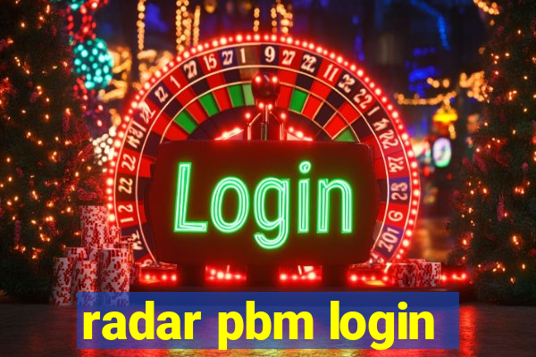 radar pbm login