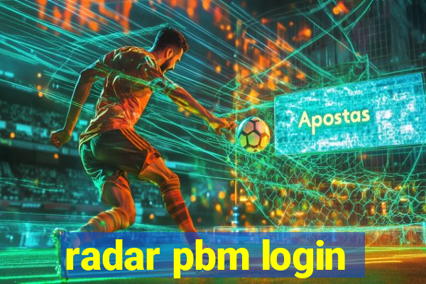 radar pbm login