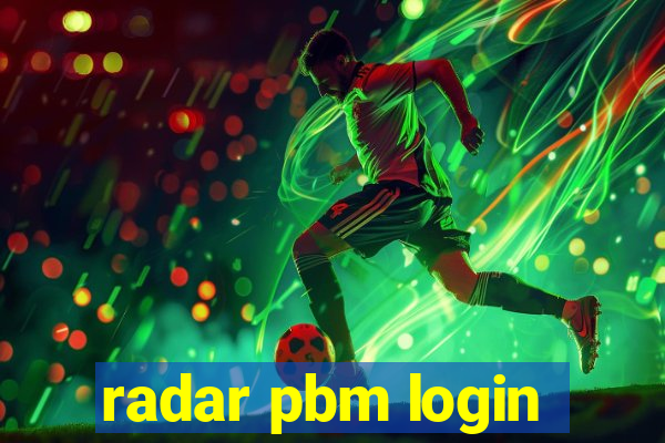 radar pbm login