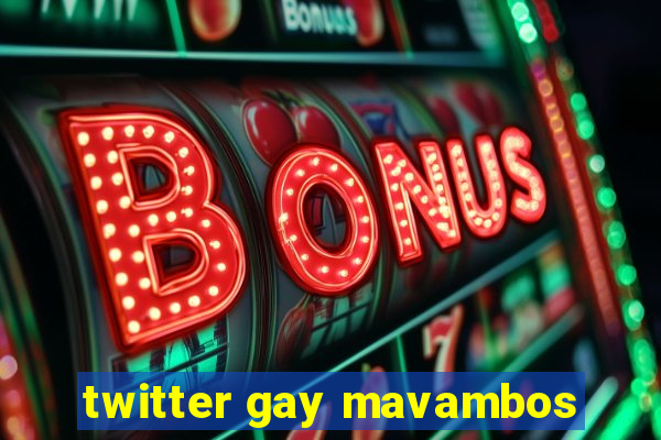 twitter gay mavambos