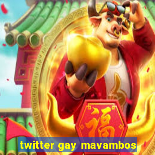 twitter gay mavambos