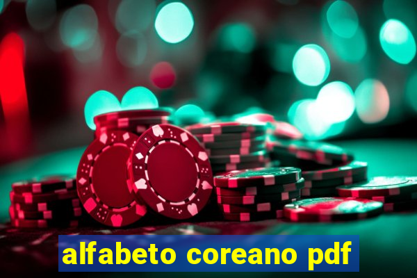 alfabeto coreano pdf