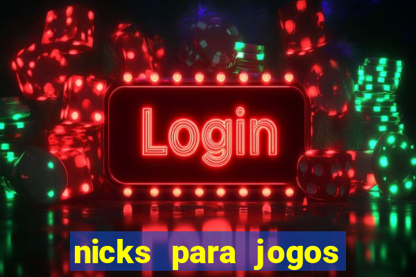 nicks para jogos de tiro