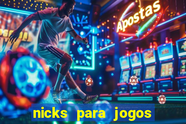 nicks para jogos de tiro