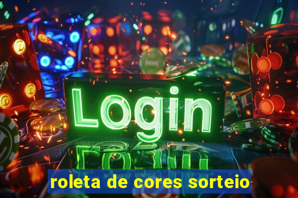 roleta de cores sorteio